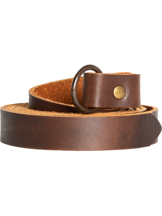 Trollfelsen Mittelalter Gewandung Leder Schmaler Ringgürtel Kaffeebraun _2_ Trollfelsen Mittelalter Gewandung Leder Schmaler Ringgürtel Kaffeebraun _2_